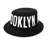 Folding Pattern Black Joker Bucket Fishing Cap